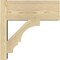 Ekena Millwork Balboa Block Rough Sawn Outlooker, Douglas Fir, 8"W x 18"D x 18"H OUT08X18X18BOA05RDF - alternate 2